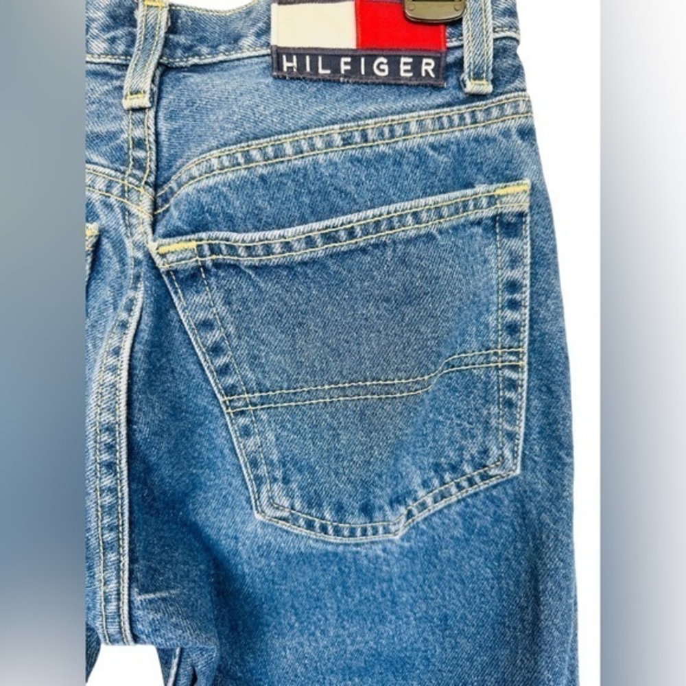 VTG Tommy‎ Hilfiger Classic Woman’s Blue Jeans 1/30 100% Cotton Made in U.S.A. - Picture 8 of 14